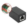 Network RJ45 SPD Surge Protector Thunder Lightning Arrester Protection Device for Ethernet Switch Router Device w/ 8 Detonator. 