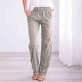 Ladies qualityful Cotton Linen Baggy Casual Pants Trousers Plus Size. 