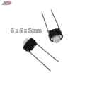 10Pcs- Round Momentary Push Button Switch 6x6x4.3mm 2P 2Pin On Off Momentary Tactile Tact Push Button Micro Switch Self Reset PCB Vertical Round Long Terminal Switch.