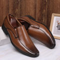 Men Slip On Office Oxford Shoes For Men Luxury Men Classic Business Men's Dress Shoes Fashion Elegant Formal Wedding Shoes KEEMEEUYZO.