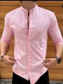 New Stylish Trendy Cotton Oxford Long Sleeve Casual Shirt For Men.