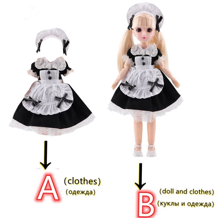 30cm%20Doll%20(B)%20or%20Dress%20Up%20Clothes%20(A)%20Accessories%20Princess%20Doll%20Bjd%20Doll%20Children's%20Girl%20Birthday%20Gift%20Toys%20-%20Image%203