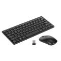 KM901 Keyboard Mouse Combo 2.4G Wireless 78 Key Mini Keyboard and Mouse Set Portable Office Combo. 