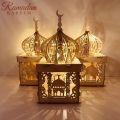 Eid Mubarak Palace Wooden Ornaments Ramadan Decoration 2024 Islamic Muslim Party Decor Ramadan Kareem Decorations EID Al Adha. 