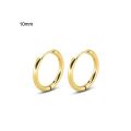 【DM bag factory Store】Innopes 1Pair Earring Steel Stainless Steel Circle Hoop Earring for Women Men Ear Rings Huggie Earring 10-20mm. 