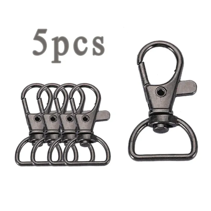 5/10/20pcs%20Swivel%20Clasps%20with%20D%20Ring%20Lanyard%20Snap%20Hooks%20Keychain%20Clip%20Hook%20Metal%20Lobster%20Claw%20Clasp%20for%20Keyrings%20Crafting%20Sewing%20-%20Image%207