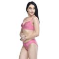 Women's Comfort Feel Bra Panty Set, Pack of 1 Multicolor (Size : 32-40).
