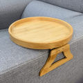 GC Couch Arm Table, Sofa Arm Tray, Foldable, Round Handrail Holder Shelf, Home Couch Armrest Pallet For Remote Controls, Dinners, Snacks, Mobile Phones. 