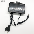 CCTV Camera Power Supply AC/ DC 12V 2A Double Circuit Adapter - Black. 