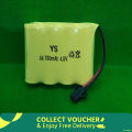Toy Rechargeable Battery 4*AA 500mAh 4.8V 1pcs.