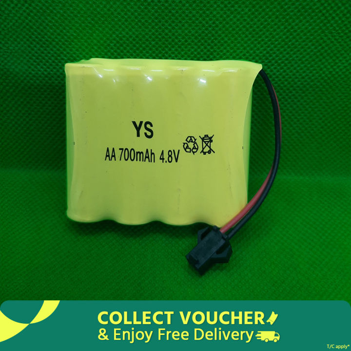 Toy Rechargeable Battery 4*AA 500mAh 4.8V 1pcs