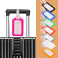 Men Women Cute Luggage Tag Suitcase Address Label Baggage Boarding Bag Tag Name Address Holder Travel Accessorie. 