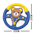 Eletric Cars Simulation Driving Steering Wheel Kids Early Educational Toys. 