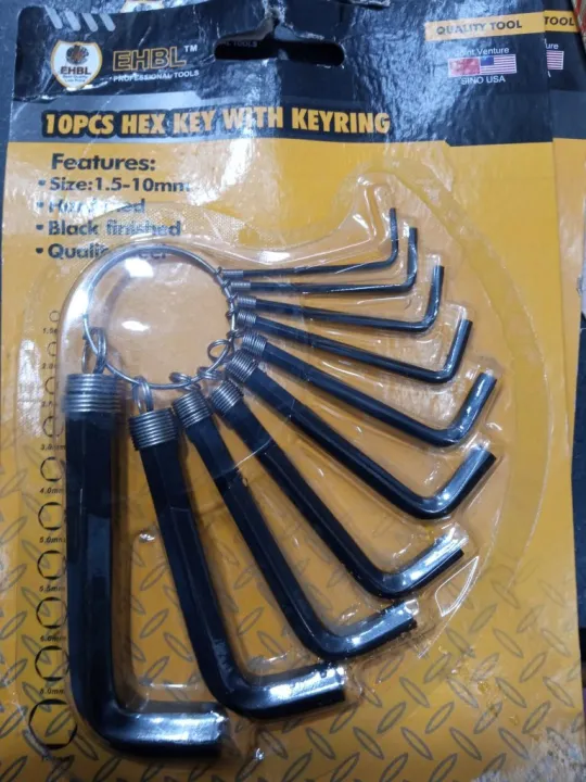 10Pcs%20SET%20Keyring%20With%20Hexagon%2010%20Pcs%20Metric%20Combination%20Hex%20Key%20Allen%20Wrench%20Set%201mm%20To%2010mm%20Keyring%20Hand%20Bicycle%20Repair%20Tools%20Sets%20-%20Image%207
