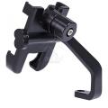 360° Rotation Phone Holder For Motorcycle - Looking Glass nut / Bicycle- Black. 