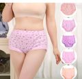 6 pieces cotton print panty womens wear comfortable under pant. 