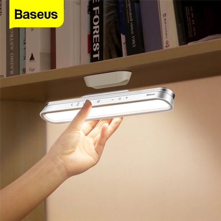 Baseus%20Magnetic%20Table%20Lamp%20Hanging%20Wireless%20Touch%20LED%20Desk%20Lamp%20Home%20Cabinet%20Study%20Reading%20Lamp%20Stepless%20Dimming%20USB%20Night%20Light%20-%20Image%202