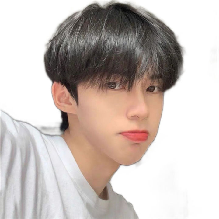 Wig%20Men's%20Short%20Hair%20Korean%20Style%20Handsome%20Men's%20Short%20Straight%20Hair%20Straight%20Bangs%20Student%20Fluffy%20Daily%20Full-Head%20Wig%20Factory%20Wholesale%20-%20Image%206