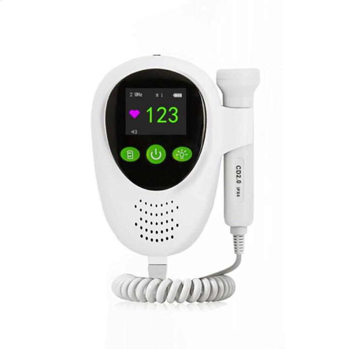 Baby Monitor Ultrasound Doppler Fetal Heart Rate Monitor Potable Heart ...