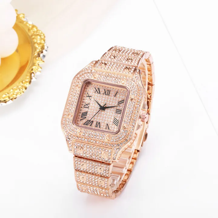 UTHAI%20L77%20Watch%20For%20Men%20Fashion%20Luxury%20Gold%20Square%20Diamond%20Full%20Sky%20Star%20Male's%20Clock%20Watches%20Steel%20Band%20Quartz%20Wristwatch%20-%20Image%207