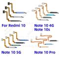 Home Side Power Button Touch ID Fingerprint Sensor Finger Scanner Flex Cable For Xiaomi Redmi Note 10 10s Pro 4G 5G Spare Parts. 