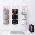 3 Pockets Wall Hanging Pocket Organizer Storage Bag Door Storage Basket For Toys Cosmetic Wardrobe Hanging Bag Closet Organizer. 