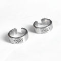 Letter Stray Concert Ring Open Ring For Women Men Fashion Stainless Steel Tail Ring Party Jewelry Gift Accessories.