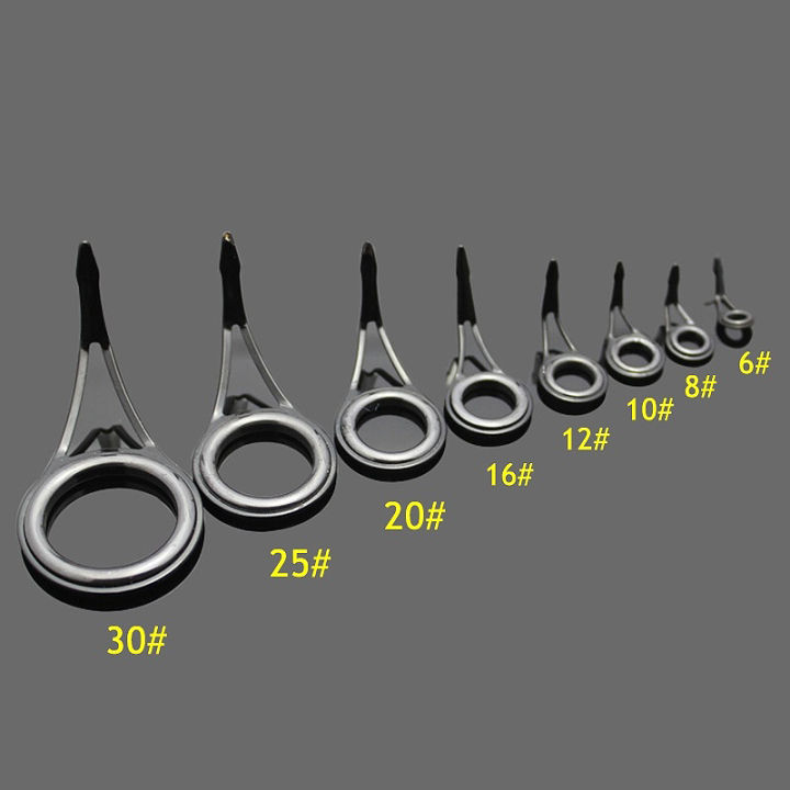 8%20Pcs/Set%20Fishing%20Rod%20Guides%20Tip%20Fish%205-18Mm%20Dia%20Pole%20Repair%20Kit%20-%20Image%209