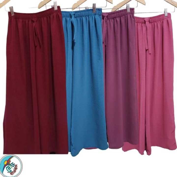 Women’s Palazzo Pant Micro Cherry Fabric Wide Leg with Effortless Style and Drawstring Closure