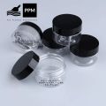 Cream Jars For Cosmetics Beauty Product 10-15ML Hard Plastic 5 Piece Combo Travel & Tools. 