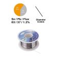 7 Gauge 0.3mm Soldering Wire KOOCU 0.3mm 63Sn 37pb 7 Gauge Soldering Lead Rang Tin Lead Flux Rosin Core Solder Wire Low Melting Wire Tin Lead Wire Reel. 