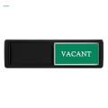 3xAdhesive Office Door Slider Sign Indicator Occupied Black. 