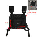 CCRXRQ Hip-hop Streetwear Men Chest Bags 2023 New Fashion Unisex Tactical Vest Backpacks Multi-function Sport Travel Chest Pack. 
