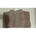 Soft Glutinous Cable-Knit Sweater Cardigan Women's Autumn New Lazy Wind Retro Short Loose Slimming Knitted Coat.