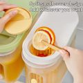 3.9L Cold Water Bottle With Faucet Lemon Bottle Drinkware Kitchen Iced Drink Fruit Tea Drink Cool Water jug For Outdoor Camping.
