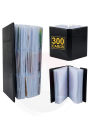Card Holder 300 Cards Business Card Holder Book - Leather Cover Visiting Card Album Organizer.