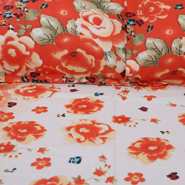 Exclusive%20Collection%20Cotton%20Double%20Size%20Flat%20Bed%20Sheet%20Set%20with%20Matching%20Two%20Pillow%20Covers%20-%20300%20Thread%20Count-%20Hand%20Washable%20-%20Image%205