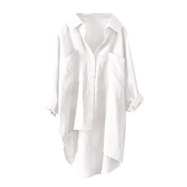 Women's%20Turn%20Down%20Collar%20Shirt%20With%20Pockets%20Loose%20Casual%20Shirts%20For%20Women%20Autumn%20Blouse%20-%20Image%202