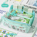 10 Layers Pencil Case Stationery Storage Bag Pen Case Large Opening Pencil Pouch Transparent Pencil Bag Large-capacity Pen Bag Pen Bag. 