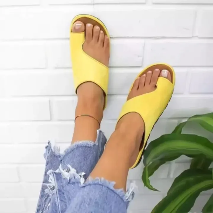 Women%20Summer%20Sandals%20Comfy%20Platform%20Flat%20Shoes%20Sole%20Ladies%20Casual%20Soft%20Big%20Toe%20Foot%20Sandal%20Orthopedic%20Bunion%20Corrector%20Slippers%20-%20Image%204
