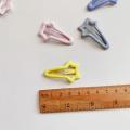 Pin child heart shape Bobby Bibel BB metal 10 pieces sweet clip with cream star hair clip cute hair clip children's accessories women. 