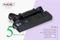 Maxline ML-USB 212 Multiplug Extention Socket - Multi Plug Black. 