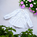 Baby Girl Full Sleeve Shirt: Adorable Anchor Print, Soft Cotton, Ages 6 Months to 4 Years. 