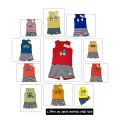 1 set Baby Boys maggie jama+pant. Half Sleeve T-Shirt and Half Pant. Boy Summer Suit Set. 