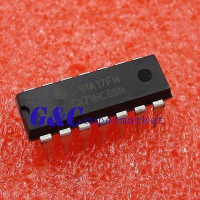 7486%20SN74HC86N%2074HC86%2074LS86%20XOR%20Gate%20IC%20Dual%20In%20Package%20DIP%2014%20Pin%20IC%20%20Electrical%20Circuitry%20&%20Parts%20-%20Image%203