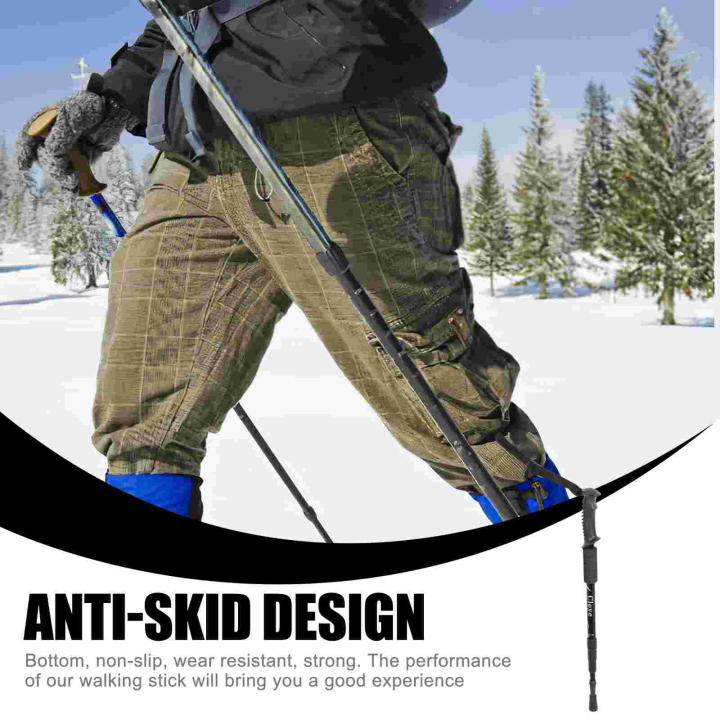 Hiking%20Stick%20(black)%20Retractable%20Walking%20Portable%20Trekking%20Pole%20Adjustable%20Telescopic%20Nonslip%20Light%20Damping%20Outdoor%20Folding%20-%20Image%203