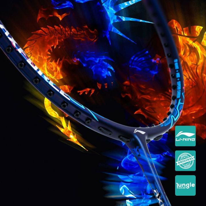 Lining Racket For Attacking Original Li-Ning Axforce 90 Dragon Max Badminton Racket – Li Ning ...