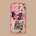 Blink B-BLACK-pink Kpop Phone Case Phone Case For IPhone 11 12 13 Mini Pro Max 14 Pro Max Case Shell Funda Cover. 