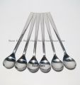Stainless Steel Long Tea Spoon 7.5 inch (6 Pis Set). 