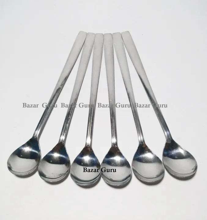 Stainless%20Steel%20Long%20Tea%20Spoon%207.5%20inch%20(6%20Pis%20Set)%20-%20Image%204